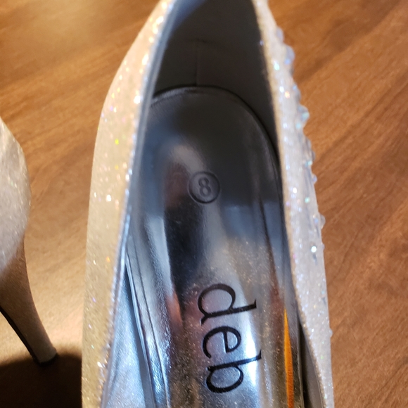 Deb glitter high heels size 8 - Picture 4 of 7